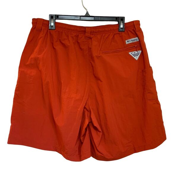 Columbia  PFG Orange Swim Trunks/ Shorts 8" Long size XL - Picture 2 of 9